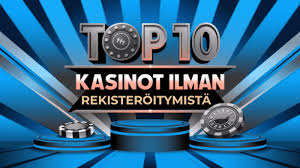 Kasinopelit Ilman Rekisteröitymistä – Pelaa Ilman Vaivannäköä!